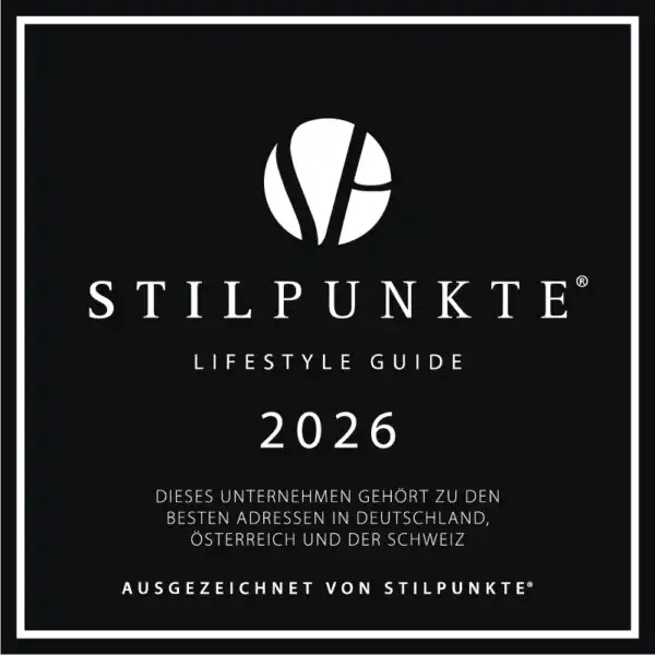 Stilpunkte Lifestyle Guide 2026, Top Adressen in Deutschland, Österreich, Schweiz.