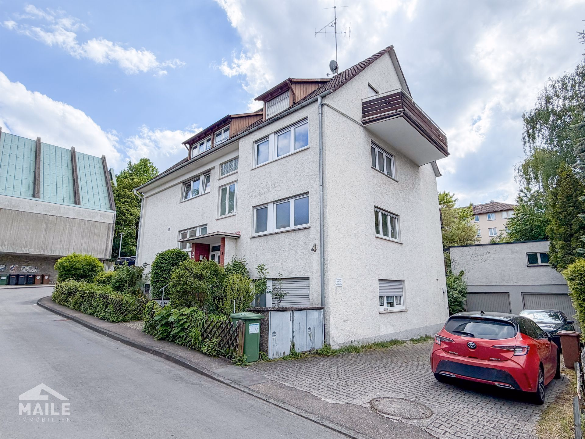Hausansicht Straße