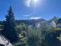 Ausblick vom Balkon