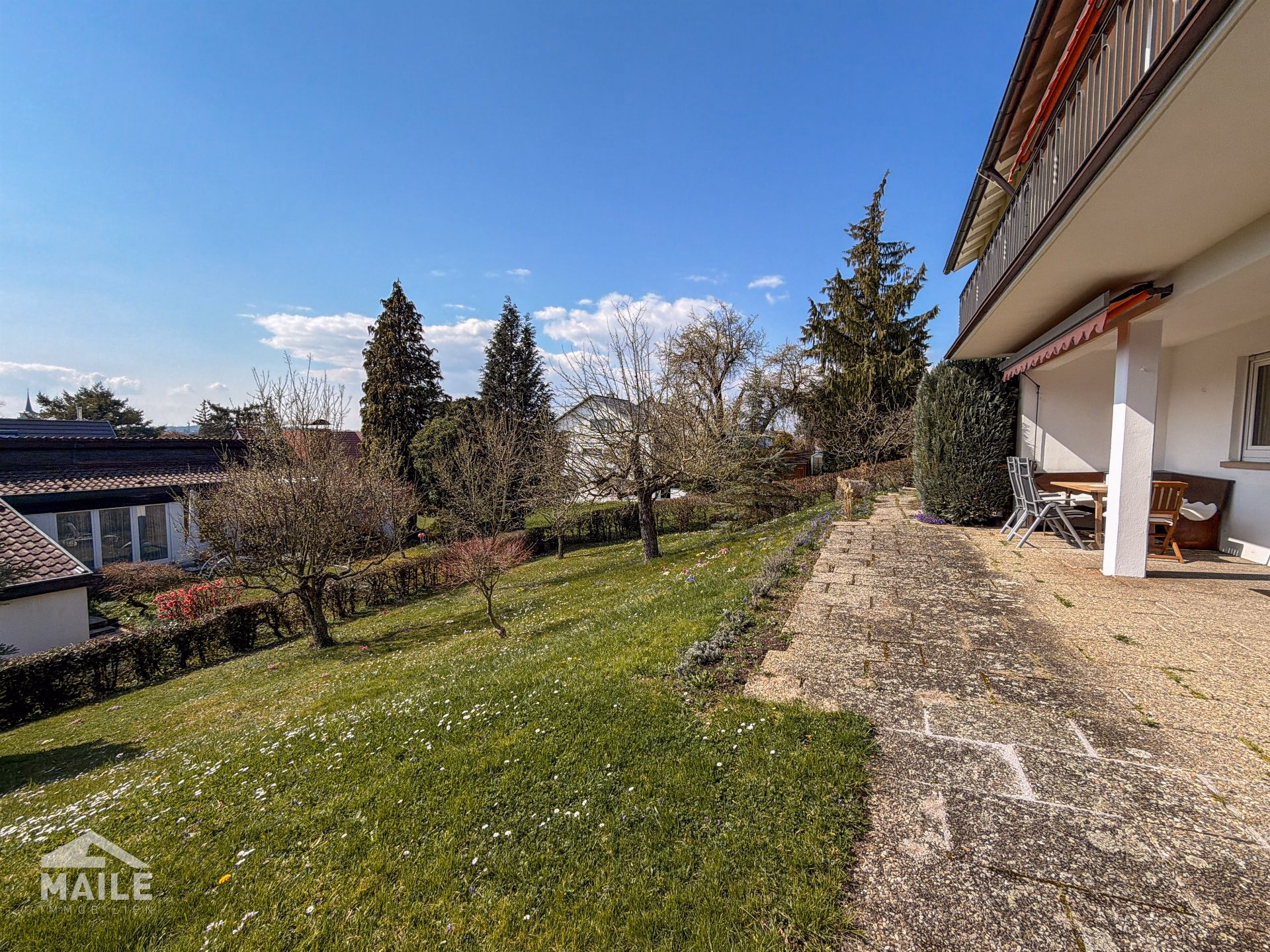 Terrasse ELW und Garten
