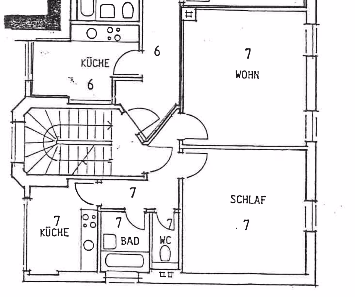 Grundriss Wohnung 7