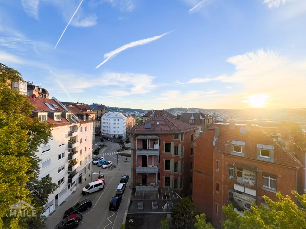Ausblick vom Balkon