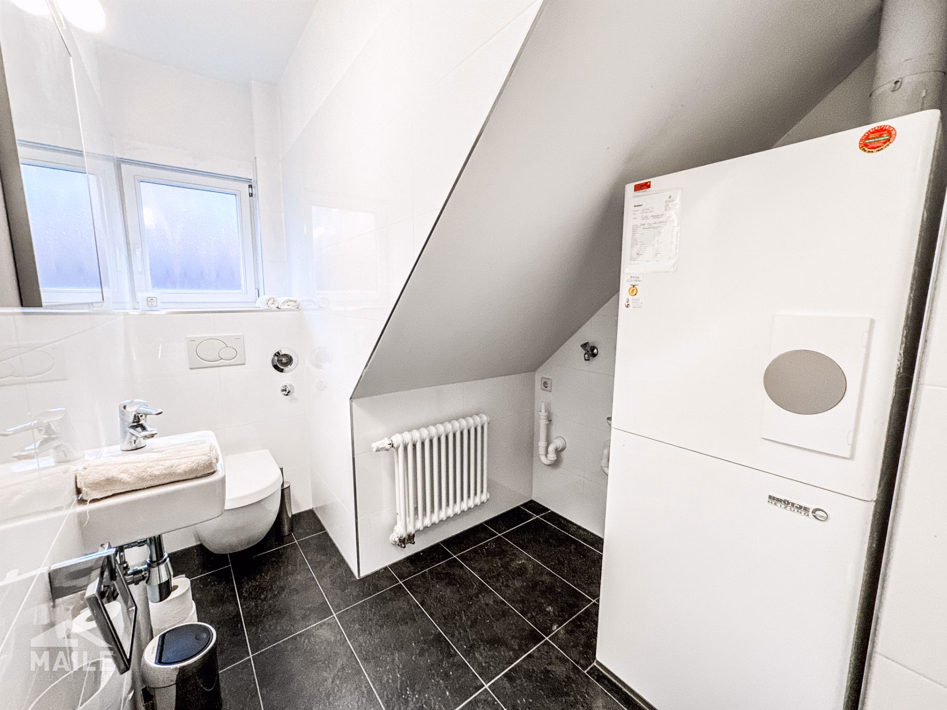 WC mit Heizung