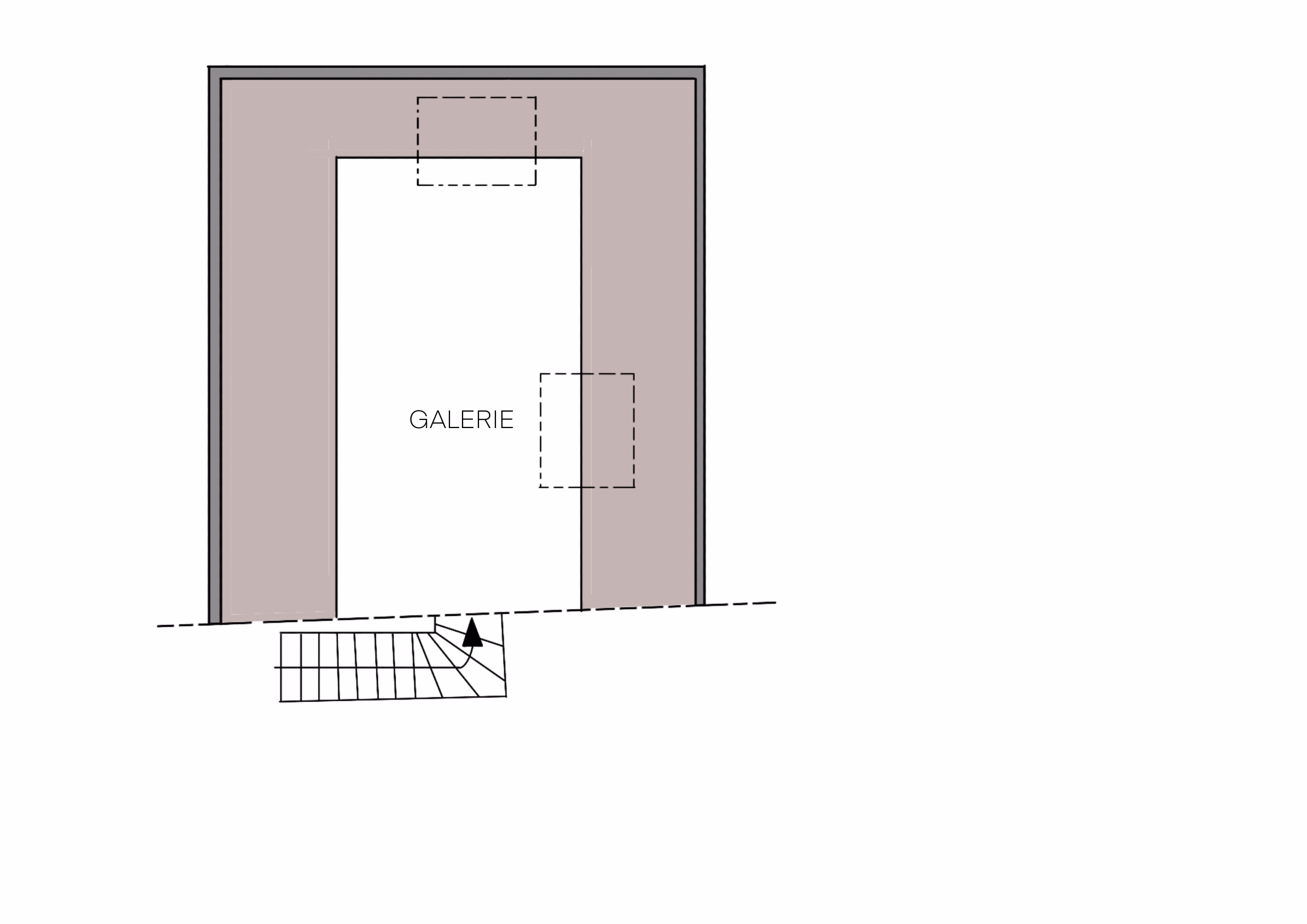 Grundriss Galerie