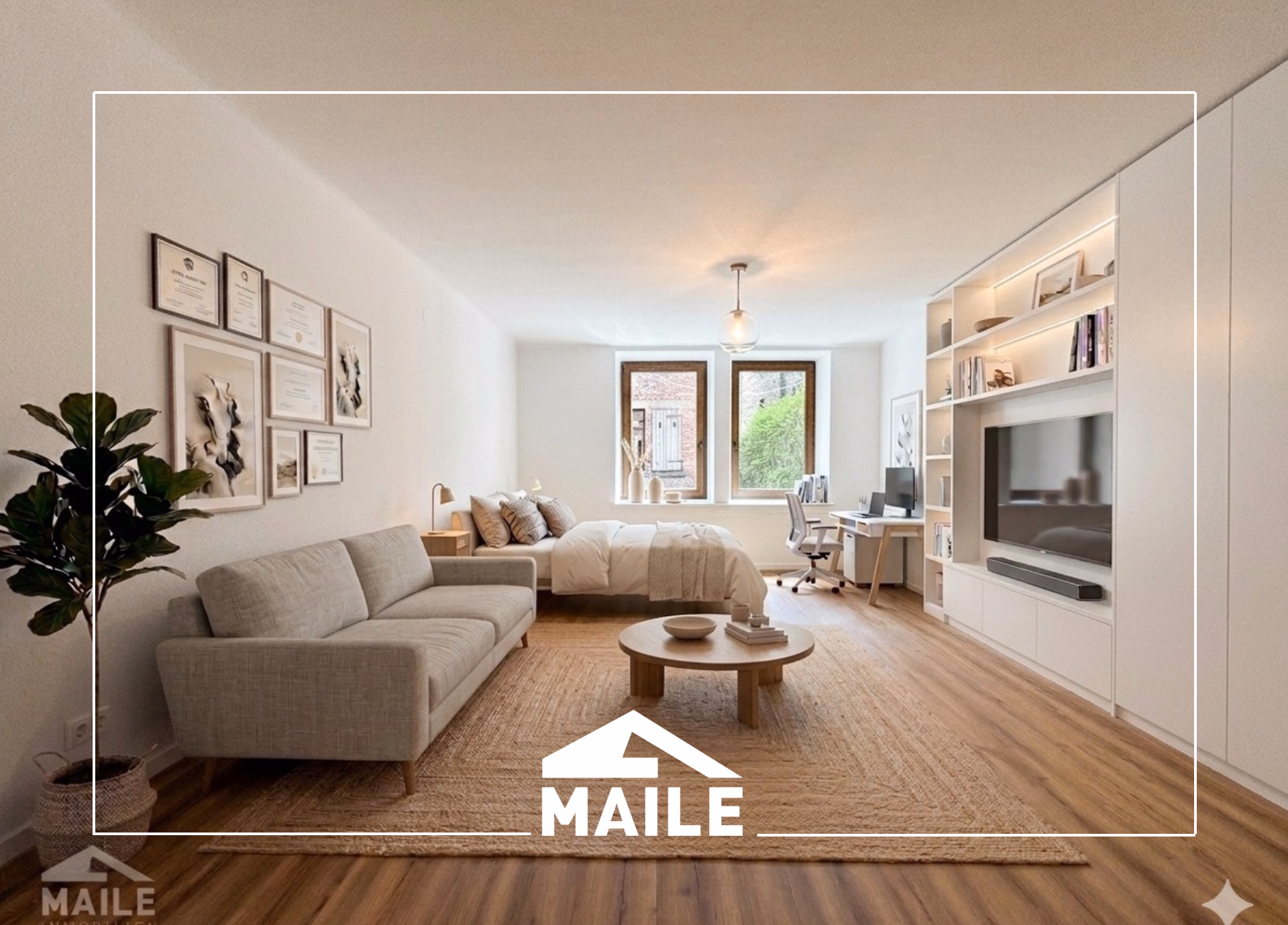 Wohnbeispiel - virtuelles Homestaging