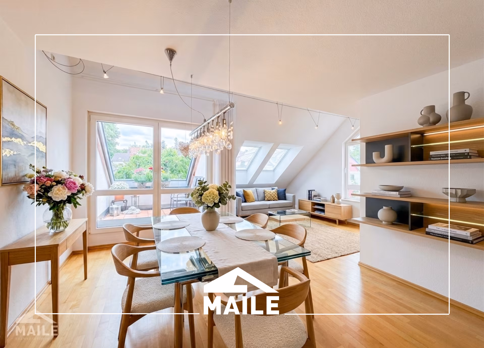Wohnbereich - virtuelles Homestaging