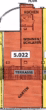 Grundriss - Barrierefreie 2-Zimmerwohnung mit großzügiger Terrasse!