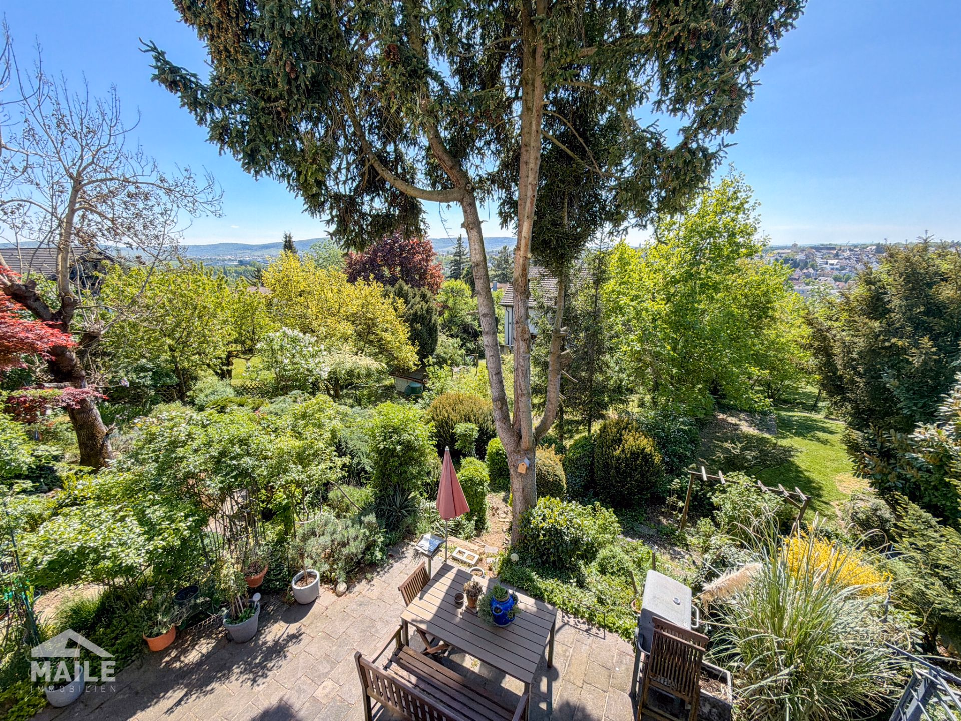 Ausblick auf den Garten