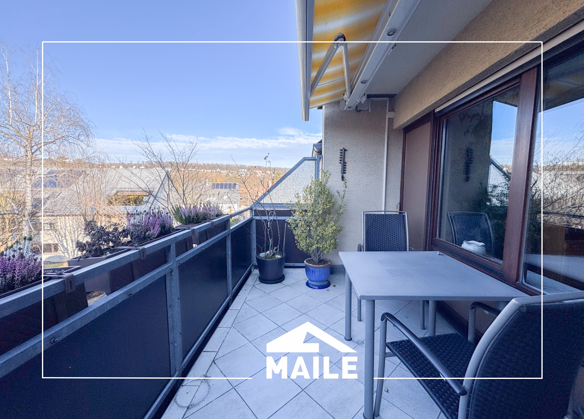 Balkon (Westseite)