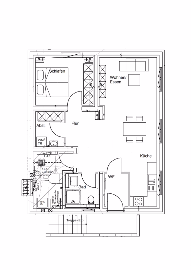 Einliegerwohnung (Gartengeschoss)