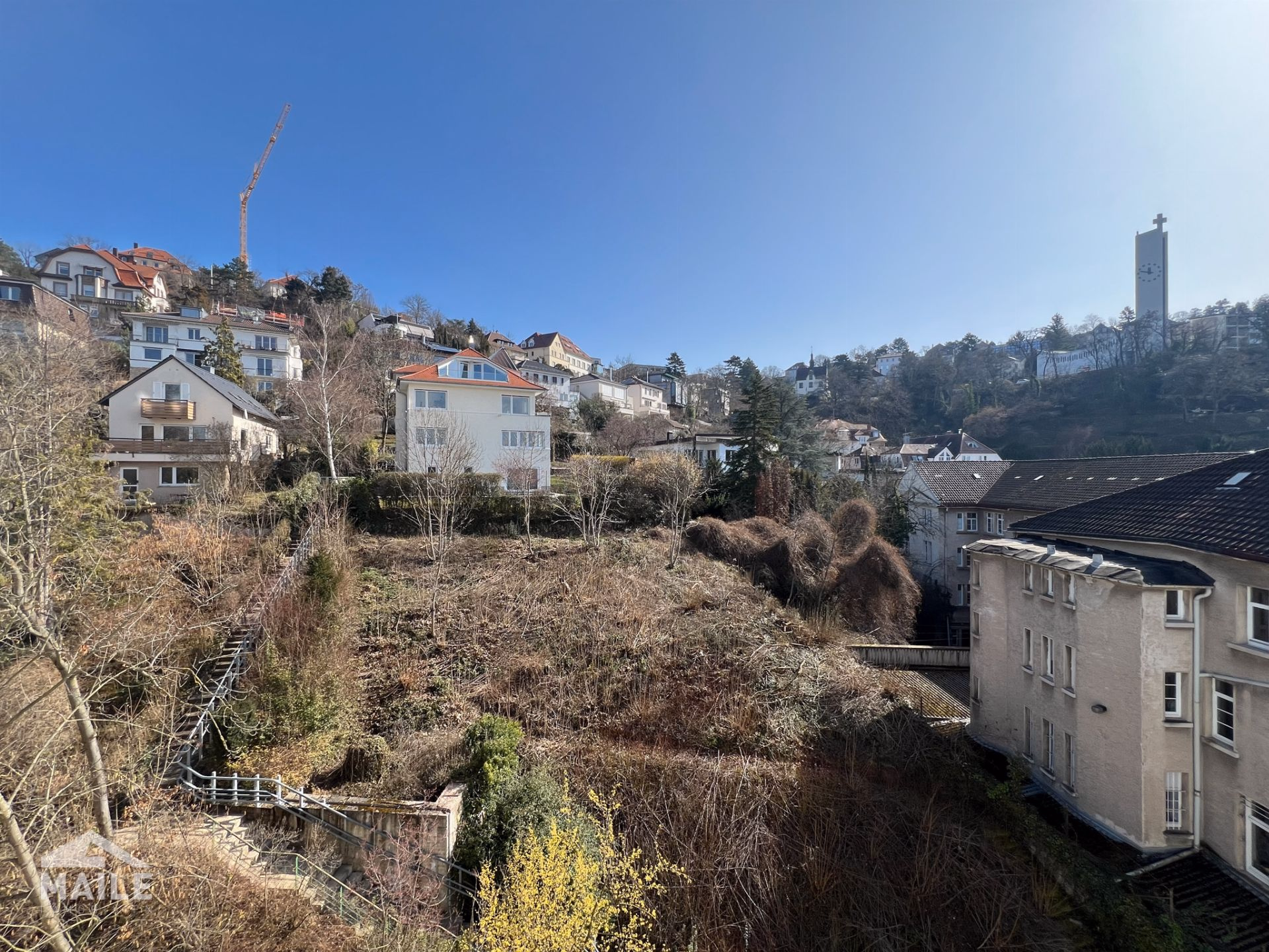 Ausblick ins Grüne