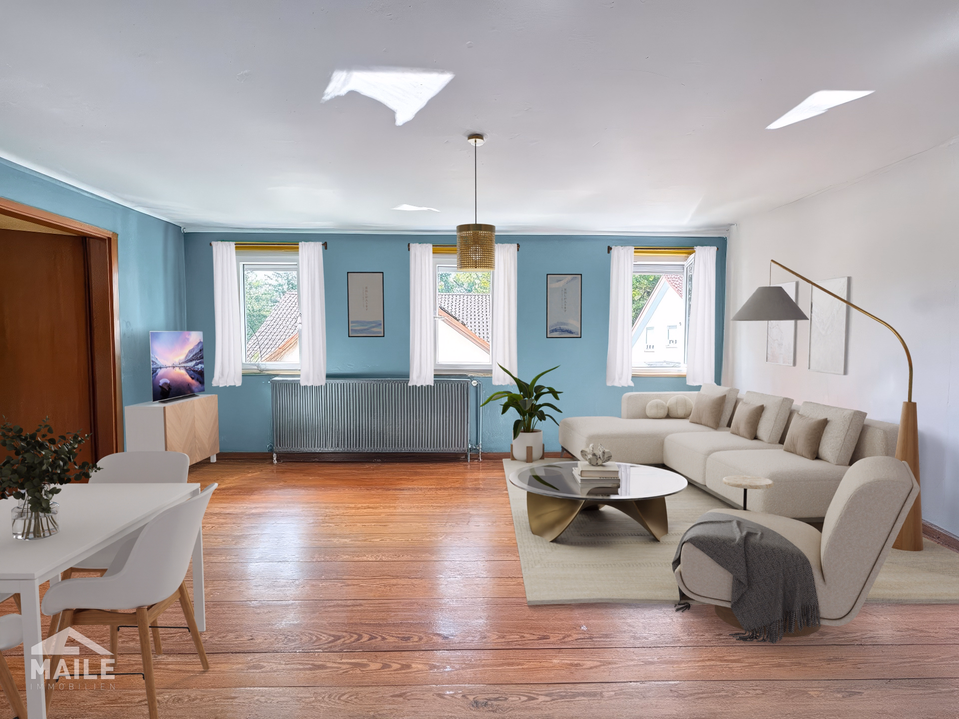 Wohnung DG - digitales Staging