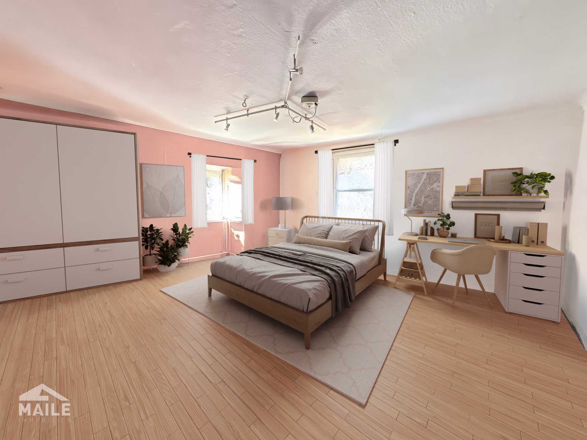 Wohnung DG - digitales Staging