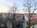 Ausblick Balkon - Möblierte 1-Zimmerwohnung mit EBK und Balkon im belieben Heusteigviertel