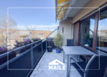 Balkon (Westseite) - Sonnige 3-Zimmer Wohnung mit zwei Balkonen und TG-Stellplatz!