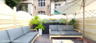 120qm Altbau-Charme mit Terrasse im Herzen der City! - Terrasse Beispiel